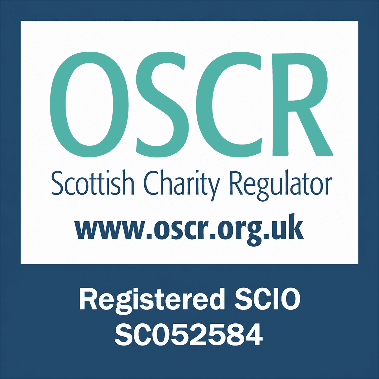 OSCR Scottish Charity Regulator. Registered SCIO SC052584.