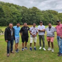Friends together at an outdoor GCA gathering